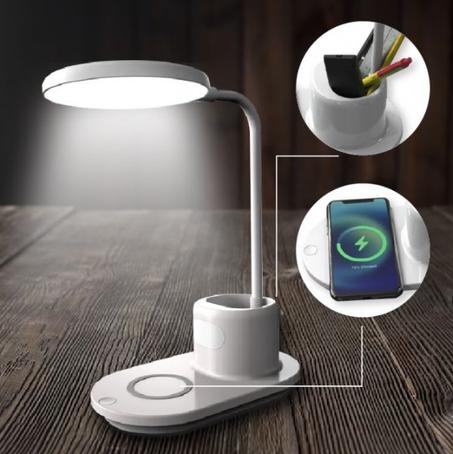 Table Lamp With a Wireless Charger