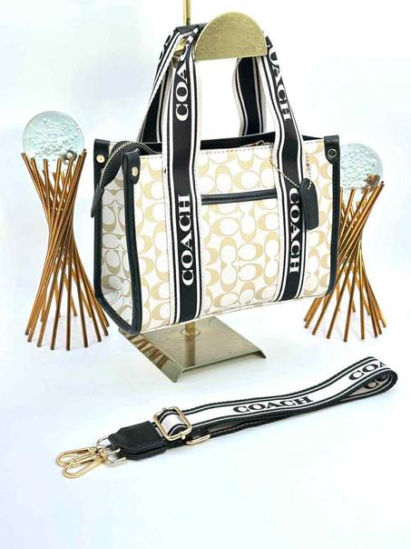 sac coach fabric noire