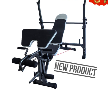 Banc d'haltères multifonction avec support d'haltères haute qualite