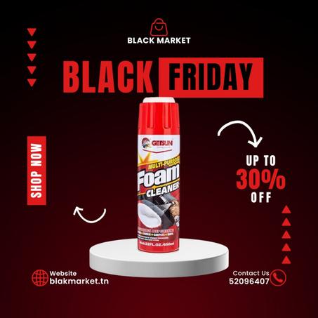 Nettoyant en mousse multi-usage avec brosse