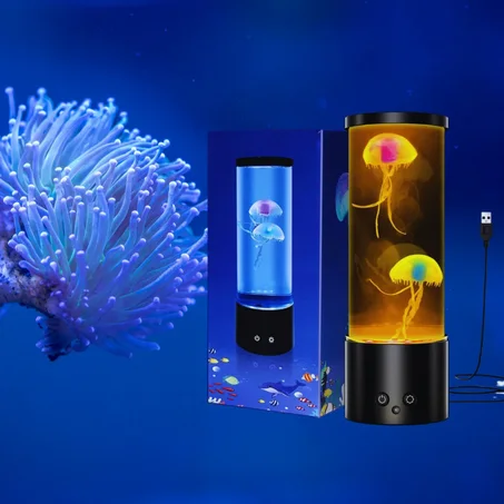 JELLY FISH LAMP MULTICOLOR(2 jelly fish et sans télécommande)