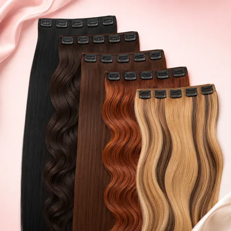 Extensions cheveux 5 clips
