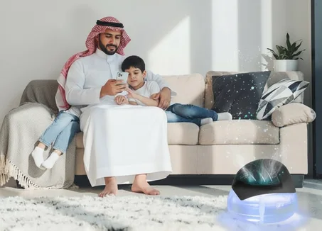 ودّع الروائح والغبار والدخان مع منقّي هواء ذكي قابل للشحن!