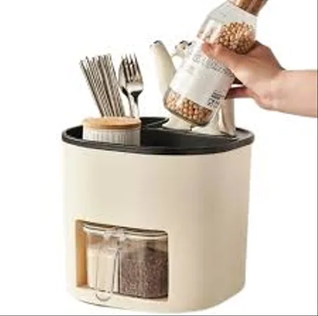 صندوق تخزين وتنظيم أدوات المطبخ