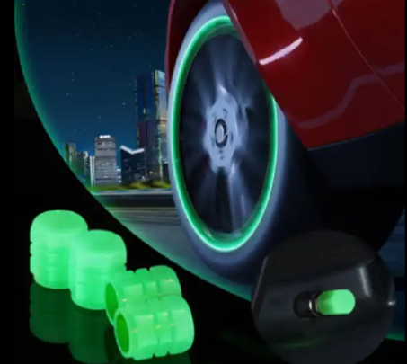 صمامات عجلات السيارة ذاتية الإضاءة (40 قطعة)