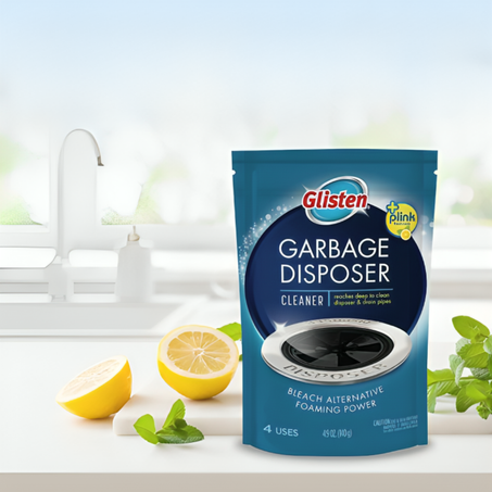 مزيل روائح الحوض مع تأثير رغوي، برائحة الليمون، 4 عبوات