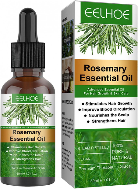 زيت إكليل الجبل لنمو الشعر و علاج تقصف الشعر و فروة الرأس