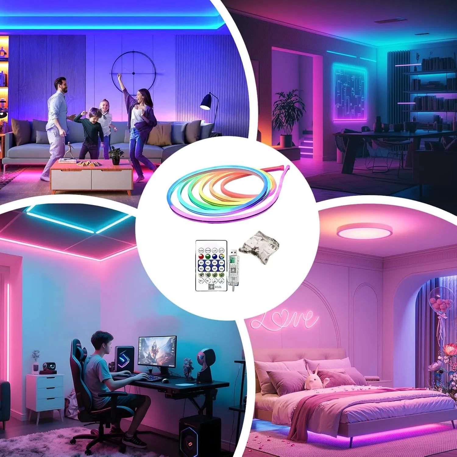LED Neon Rope Light RGB