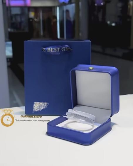 Bracelet en pièrres  de diamands  avec boite luxueuse 🇫🇷