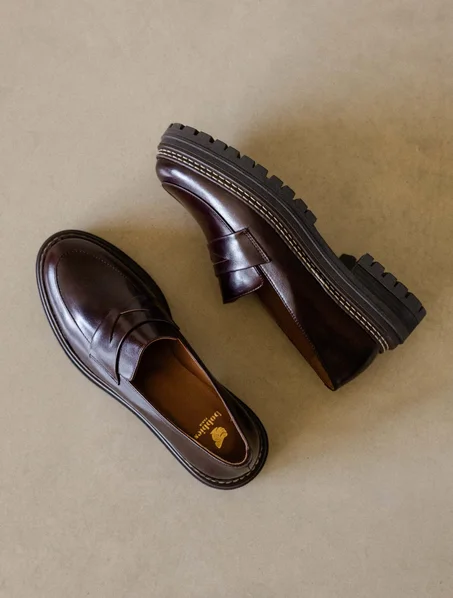 Mocassins Prune Classiques Chic