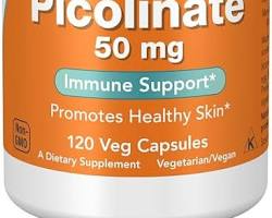 Image de Now Foods Zinc Picolinate 50 mg