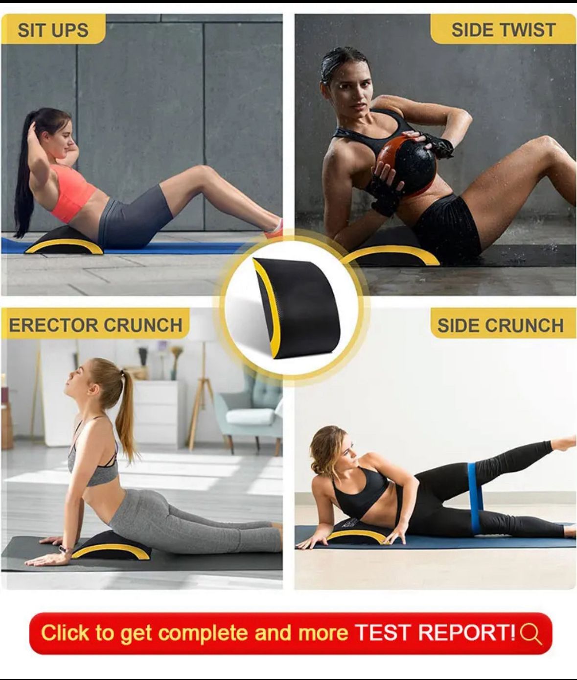 Tapis d'exercice  pour abdos