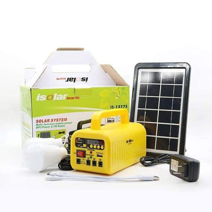 Batterie rechargeable avec panneau solaire 5 IN 1