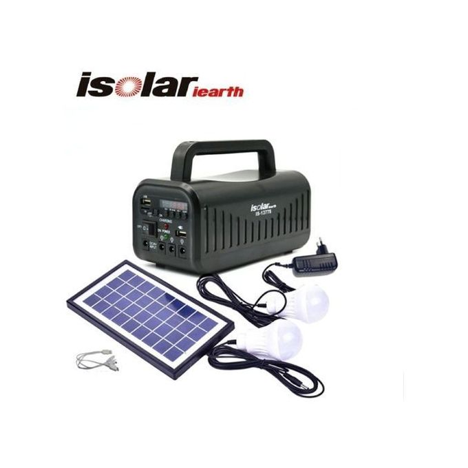 Batterie rechargeable avec panneau solaire 5 IN 1