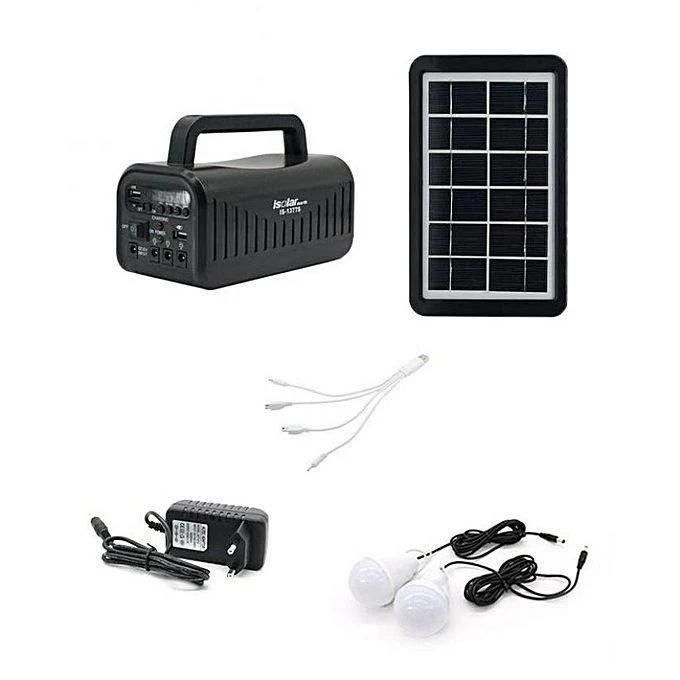 Batterie rechargeable avec panneau solaire 5 IN 1