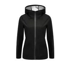 Ensemble de sport noir pour femme avec capuche