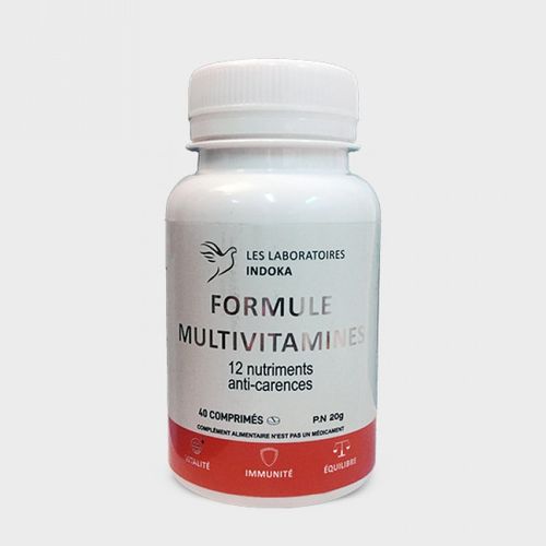 INDOKA Formule Multivitamines 40 Comprimés