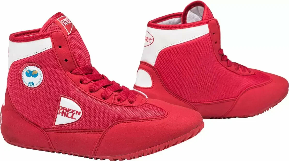SAMBO Shoes for Wrestling/Combat FIAS Approved, Red