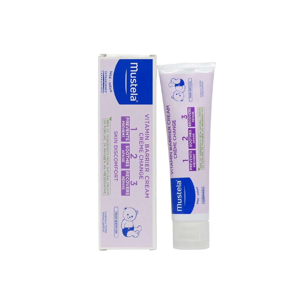 Mustela 123 Vitamin Barrier Cream Tube – 100ml