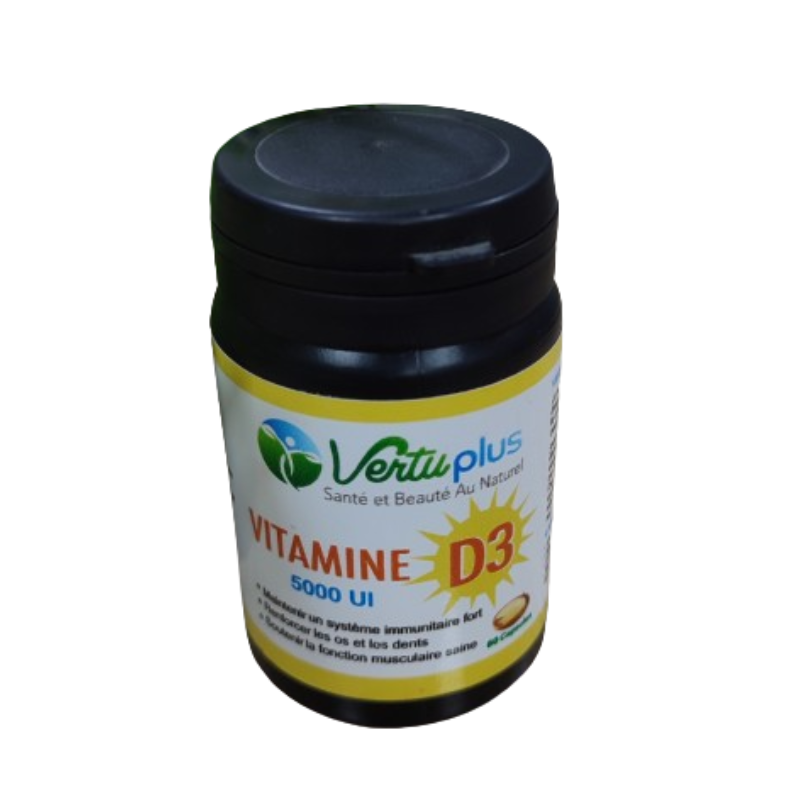 Vertu Plus Vitamine D3 - 60 Cap