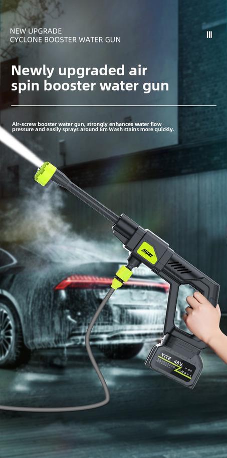 رشاش تنظيف لاسلكي مع بطارية 48V