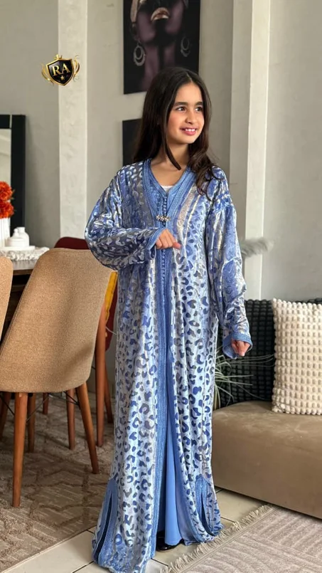 🔥 كيمونو البنوتات لي داير ضجة فرمضان – 2 بياس فخامة صغار 👧✨