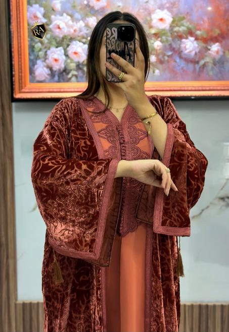 ✅ كيمونو 2 بياس راقي للأفراح والمناسبات