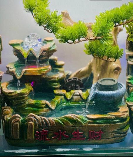 نافورة ديكور أنيقة لجلب الهدوء والازدهار إلى منزلك 🌿💦