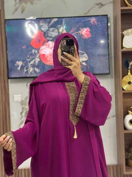 🌙 عرض رمضان 2026 | عباية قطعتين بالشوشة 👑