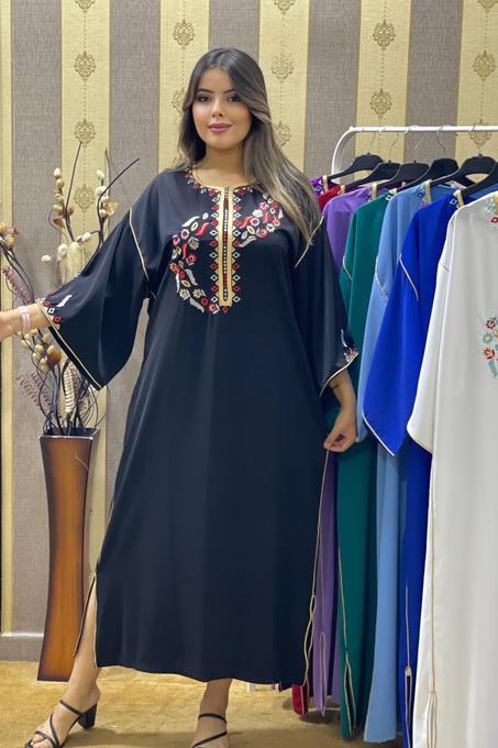 قفطان مغربي بتطريز عصري ولمسة تقليدية – أناقة بلا حدود