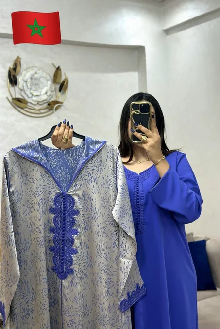 🌙✨ جلابة 2 بياس فاخرة – رمضان على الأبواب ✨🌙