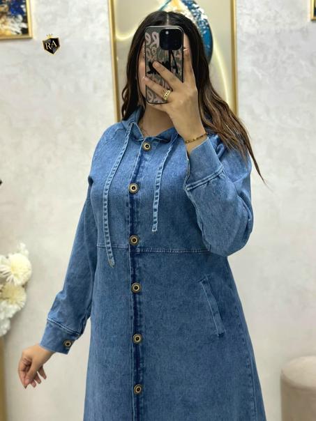 جلابة جينز JEANS – الأناقة العملية لإطلالة كاجوال يومية