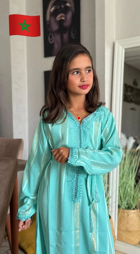 ✨👸 قفطان رمضاني للبنات – أناقة خاصة برمضان والعيد 🌙💖