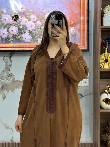 👑 جلابة مخزنية بطابع ملكي – فخامة وأناقة مغربية أصيلة 👑