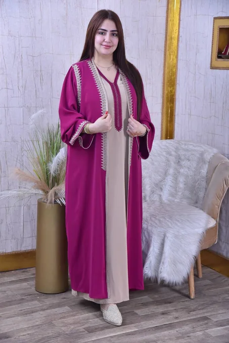 🌙✨ جديد رمضان 2026 | دوبياس كيمونو قفطان فاخر ✨🌙