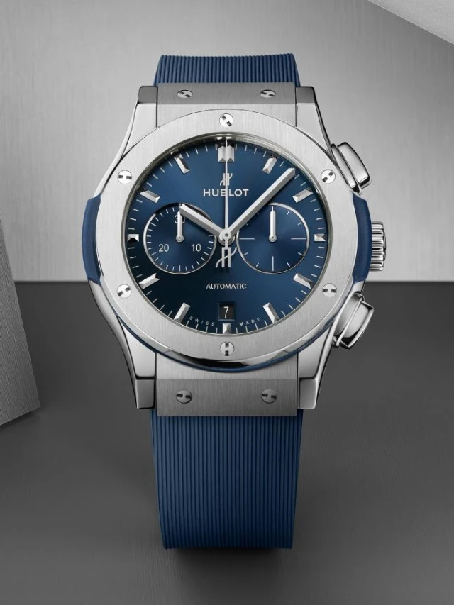 Hublot Classic Fusion Chronograph Titanium Blue
