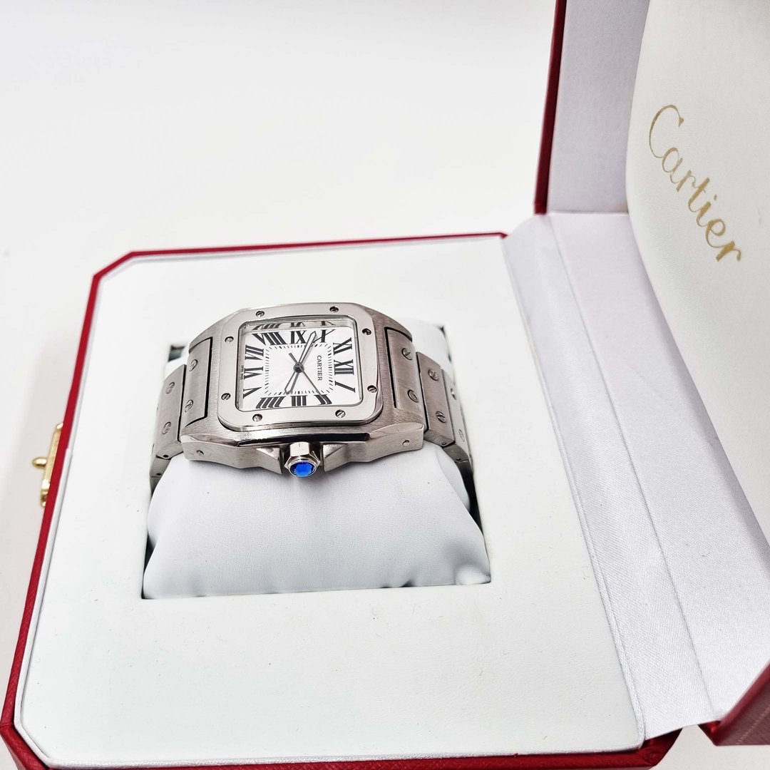 Santos De Cartier Silver