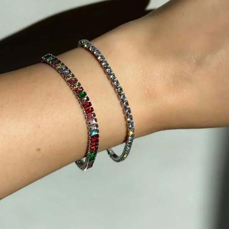 Bracelet diamant blanc