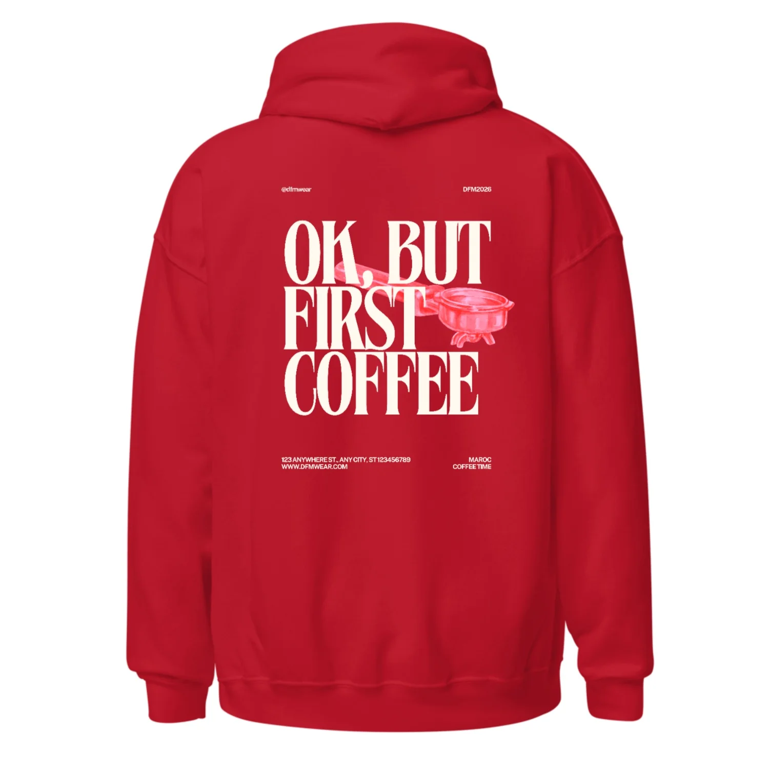 Ok but first coffee / Oversize-Hoodie-PREMIUM