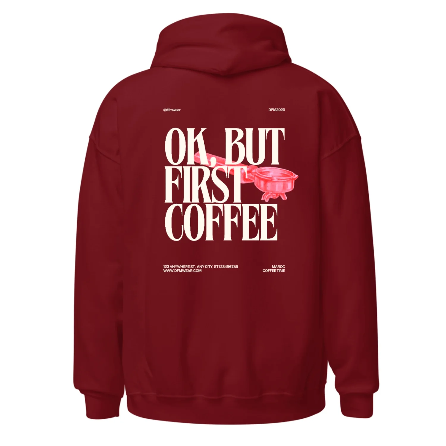 Ok but first coffee / Oversize-Hoodie-PREMIUM