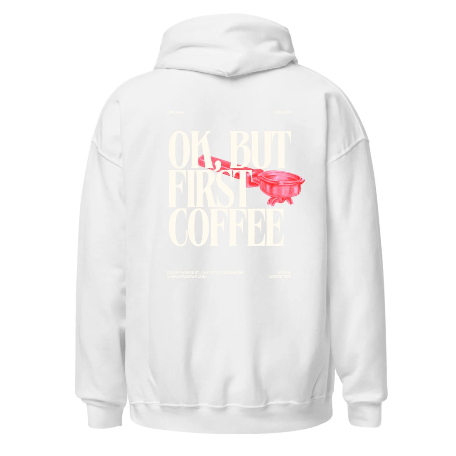 Ok but first coffee / Oversize-Hoodie-PREMIUM