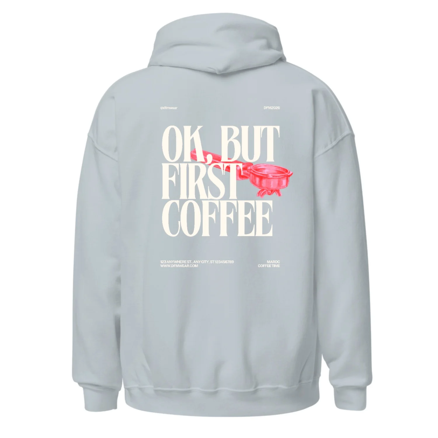 Ok but first coffee / Oversize-Hoodie-PREMIUM