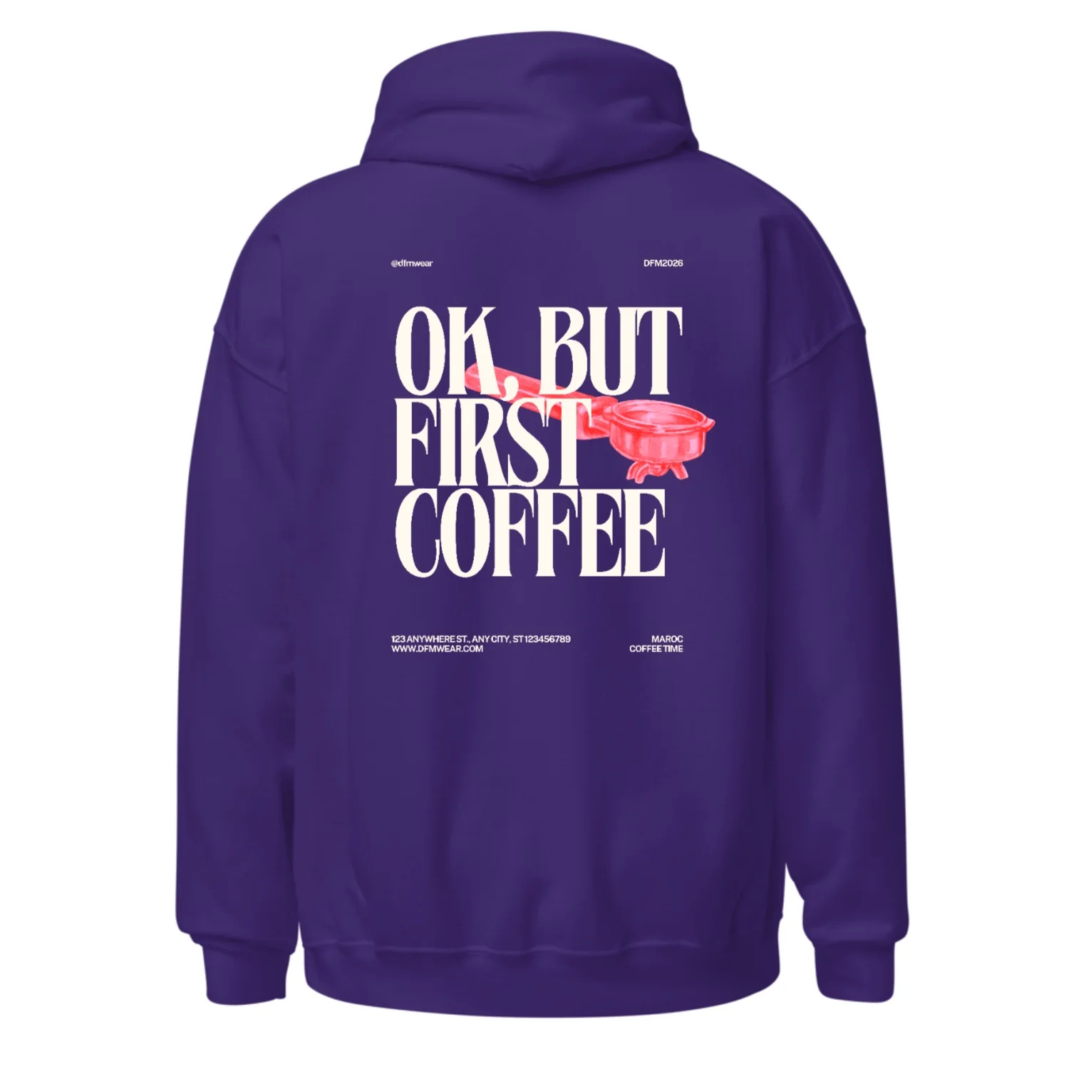 Ok but first coffee / Oversize-Hoodie-PREMIUM