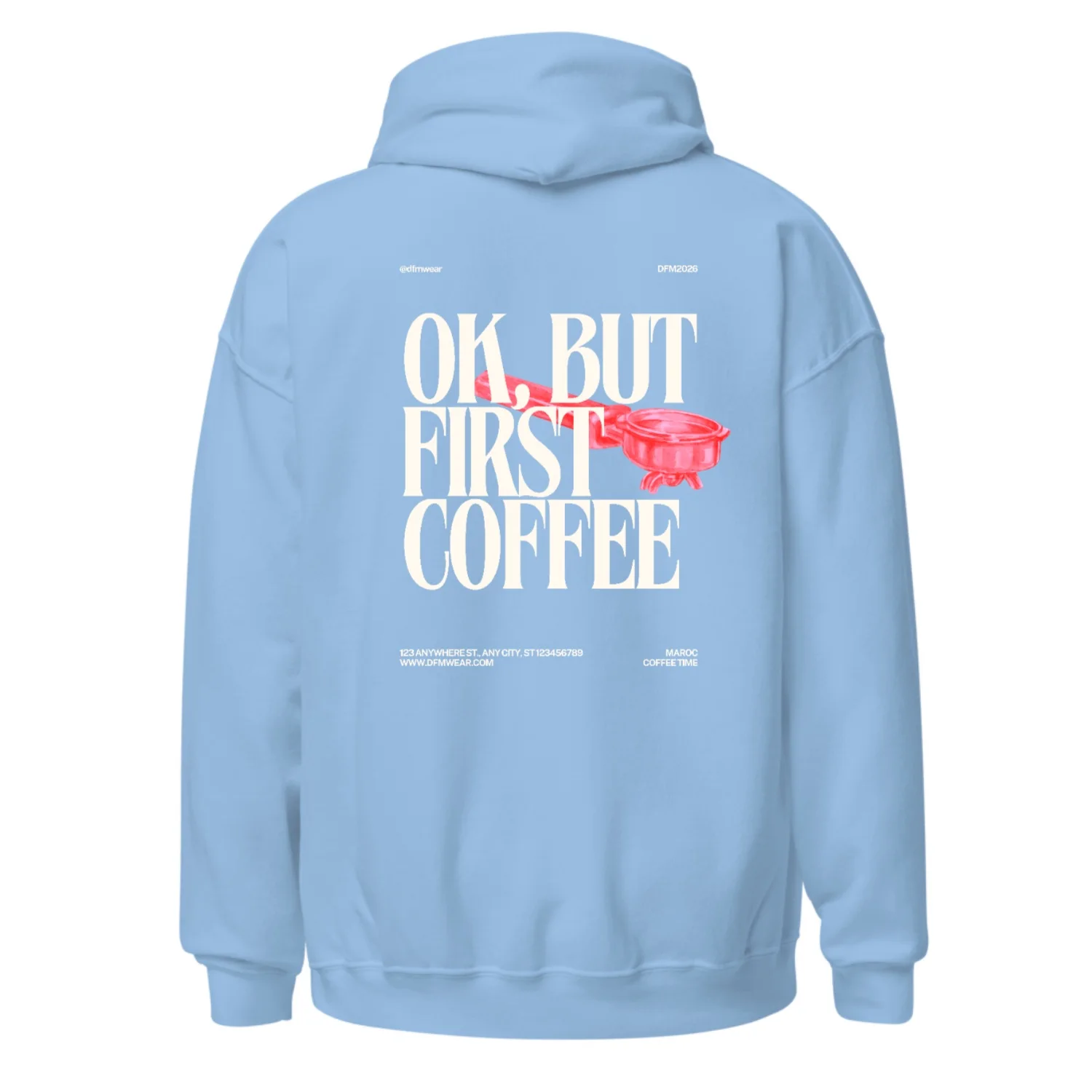 Ok but first coffee / Oversize-Hoodie-PREMIUM