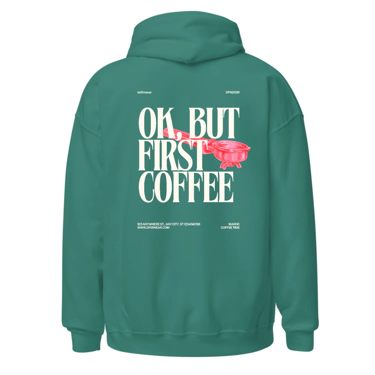 Ok but first coffee / Oversize-Hoodie-PREMIUM