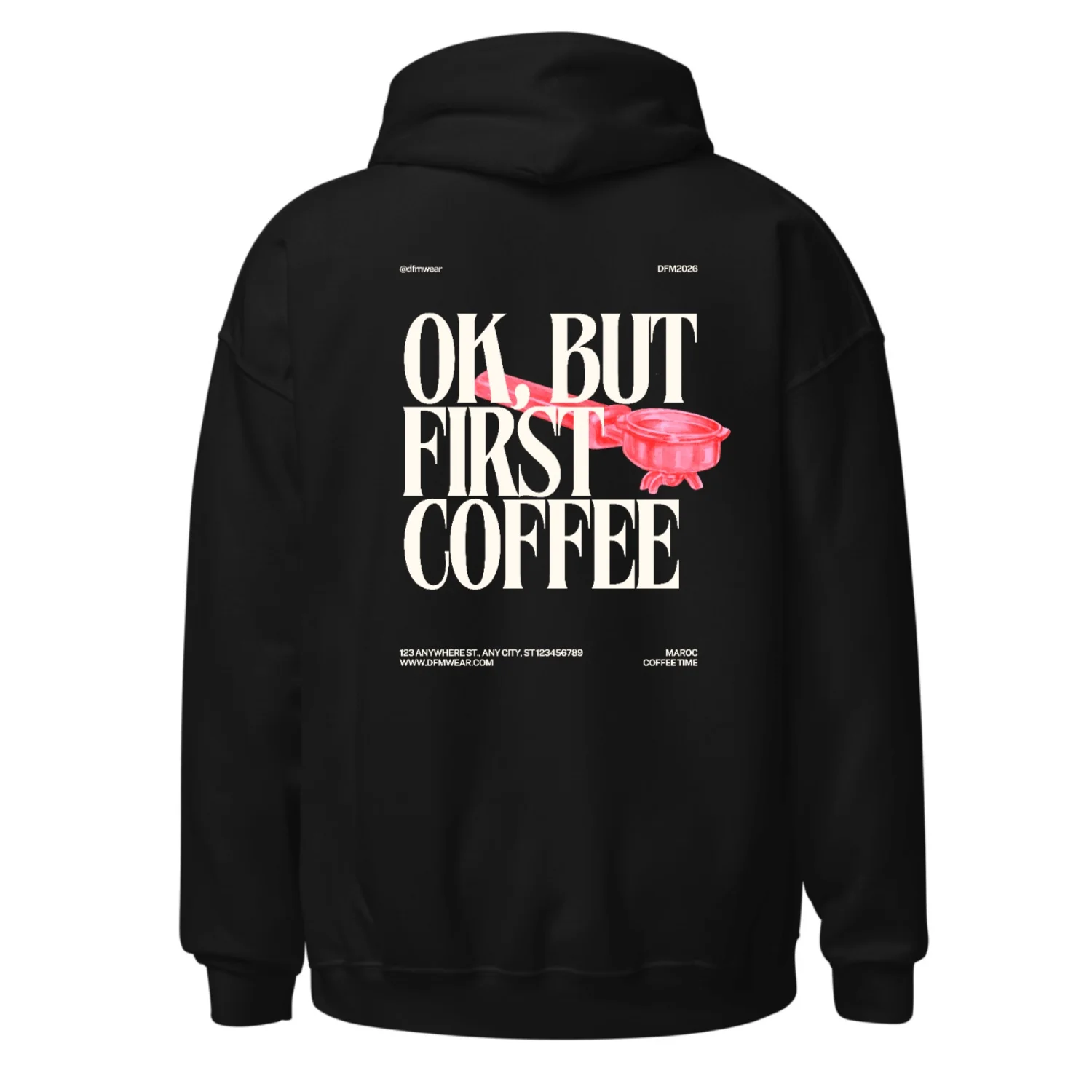 Ok but first coffee / Oversize-Hoodie-PREMIUM