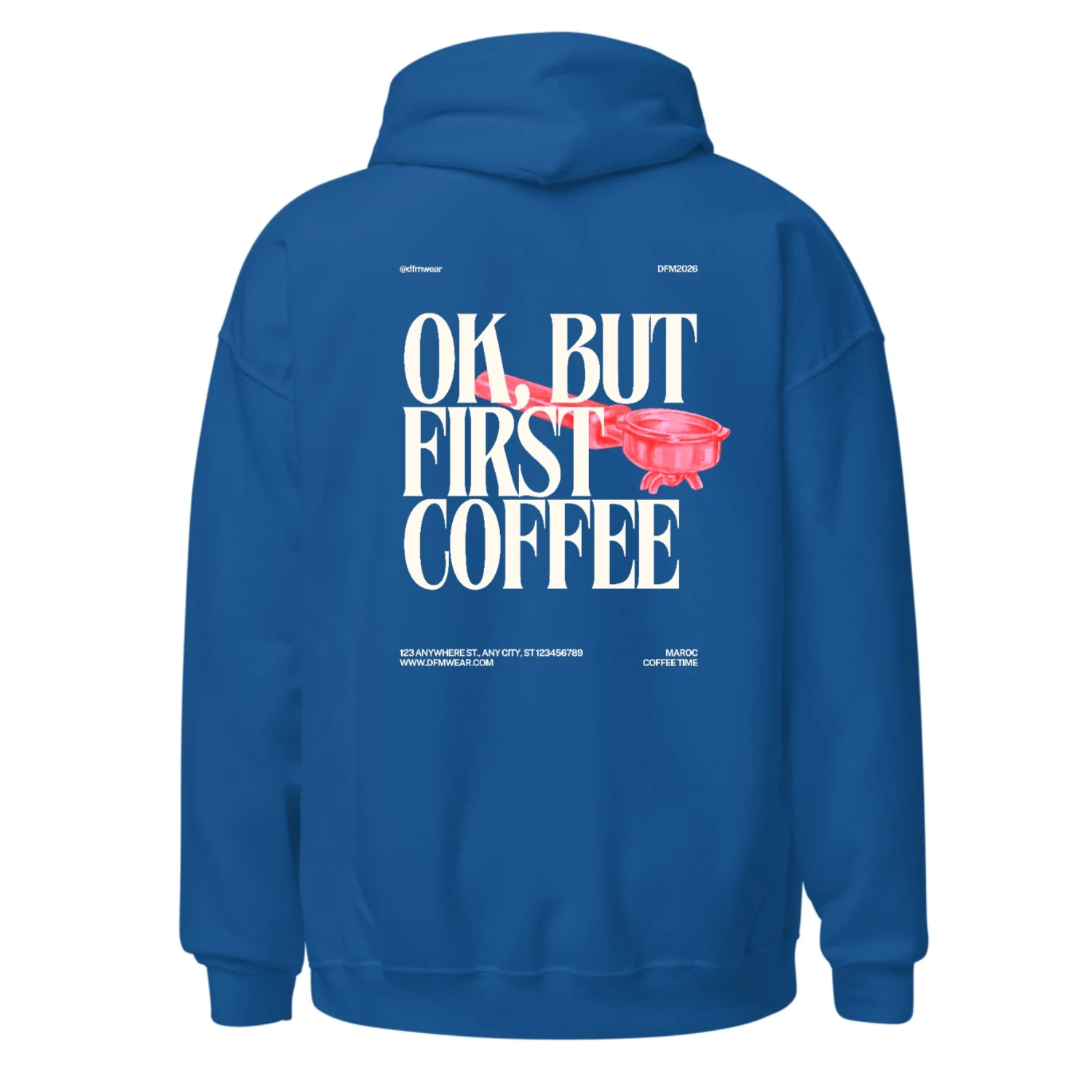 Ok but first coffee / Oversize-Hoodie-PREMIUM