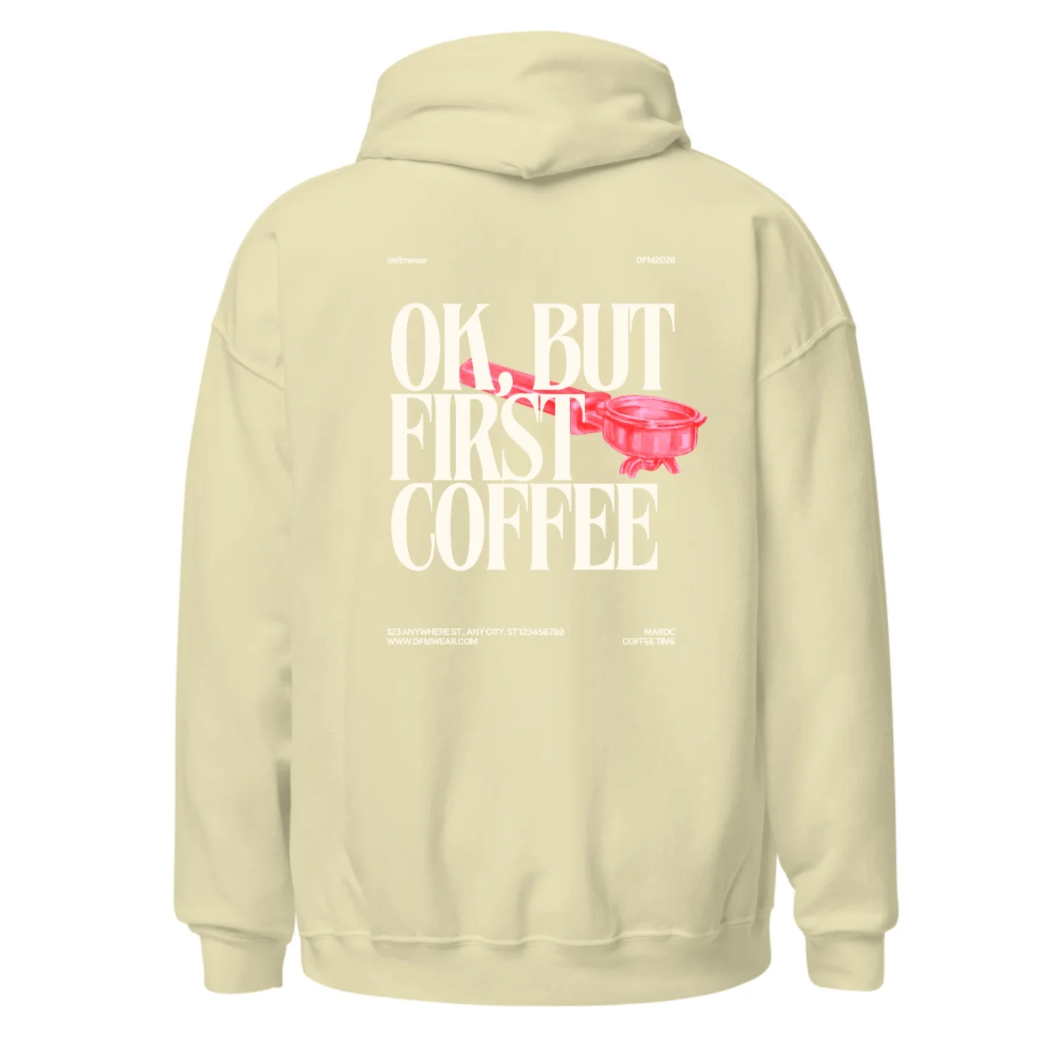 Ok but first coffee / Oversize-Hoodie-PREMIUM