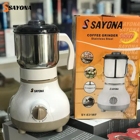 رحاية التوابل والقهوة من الإنوكس 600 واط صايونا  MOULIN EPICE ET CAFE INOX 600 w  SAYONA