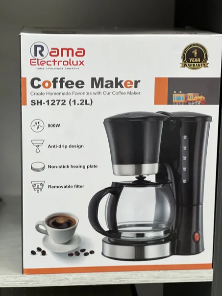 مكينة صنع القهوة كافيتيار 12 كأس    Cafetiere 12 TASS RAMA ELECTROLUX